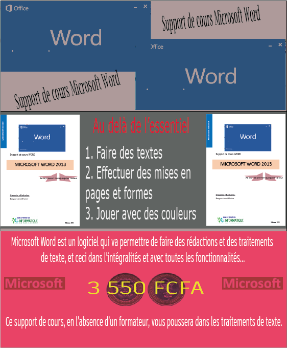 Support de cours Microsoft Word