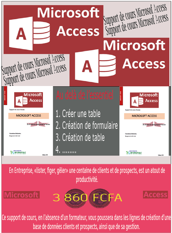 Support de cours Microsoft ACCESS